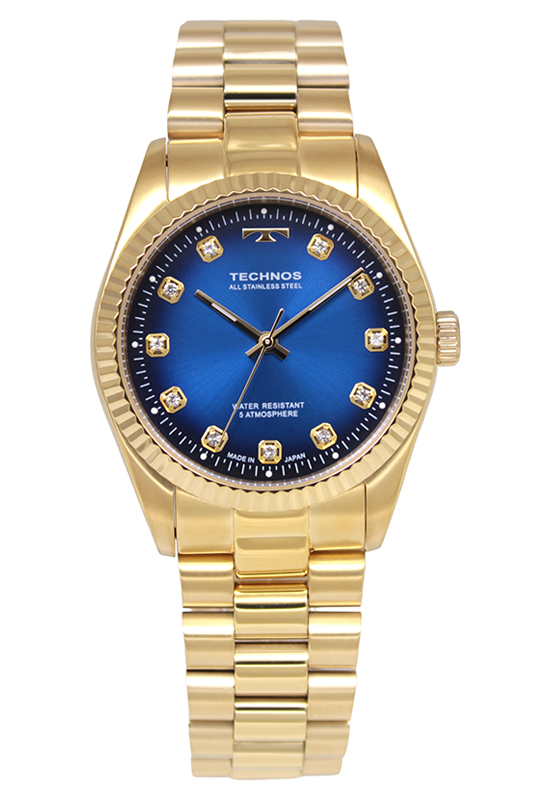 T9C33GN　ブルー･ゴールド／ゴールドベルト