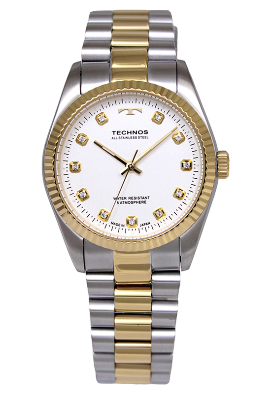 T9C33TW　ホワイト・ゴールド／コンビベルト